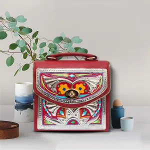 Ethnic Chamakpatti Truck Art Themed Cross Body Bag