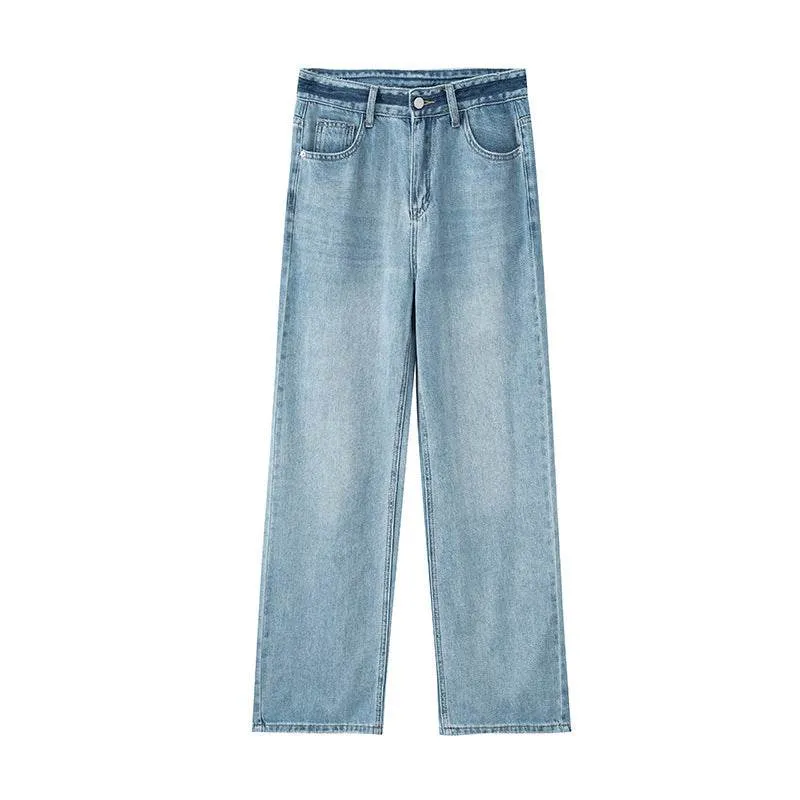 Fashionable Narrow Wide-leg Jeans For Women