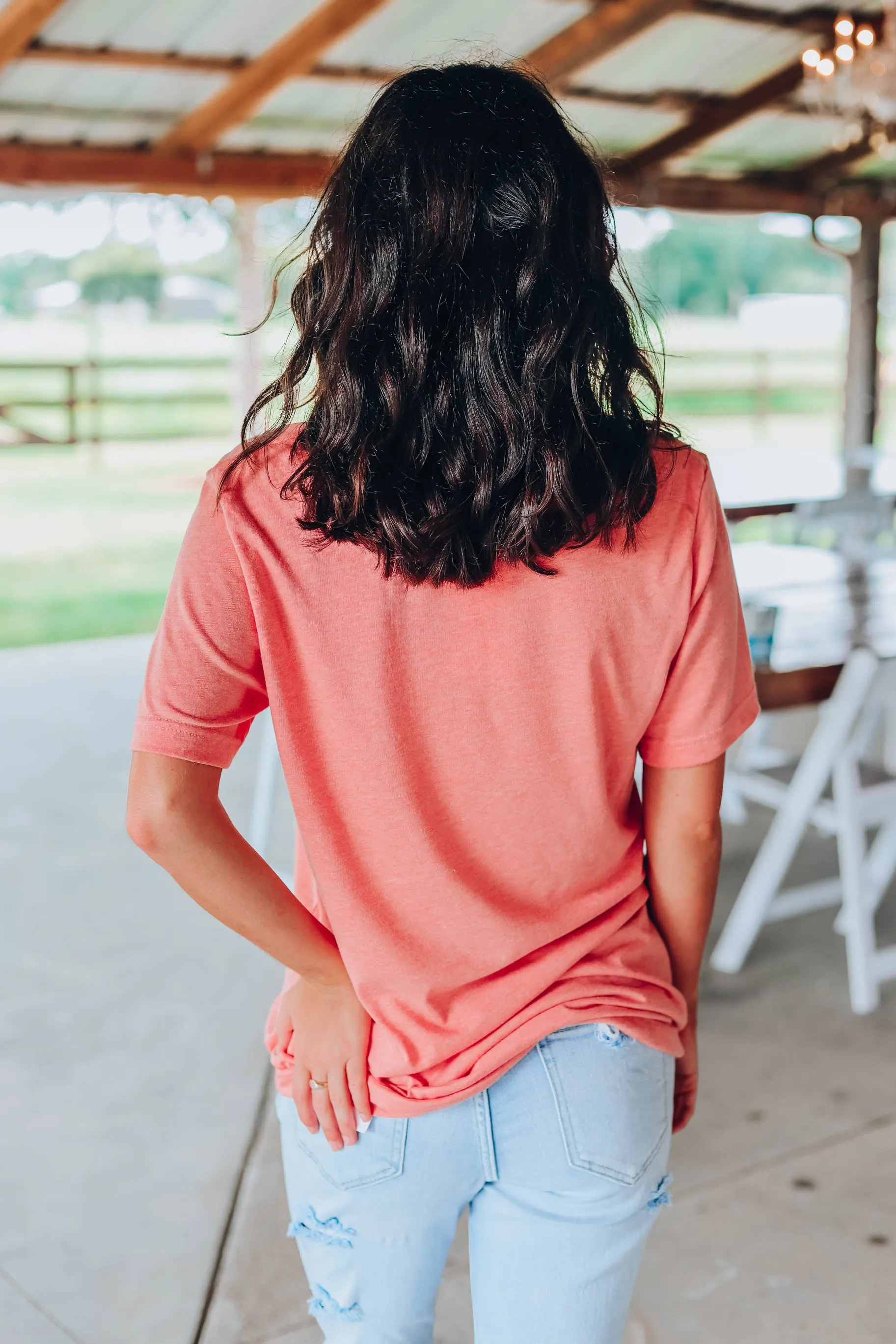 Fierce Tiger Tee - Heather Sunset