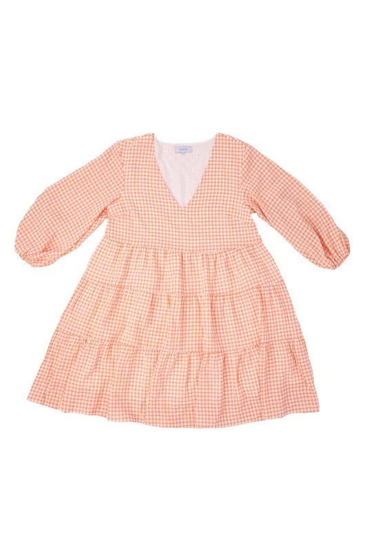Gingham Tiered Dress