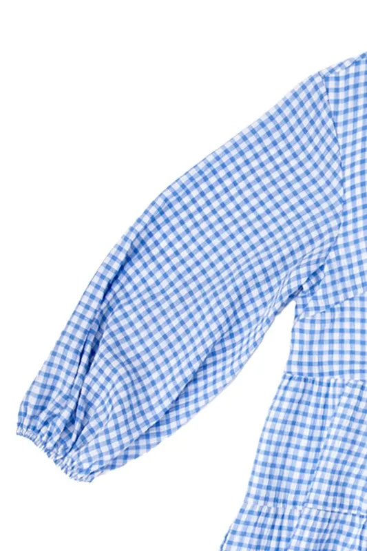 Gingham Tiered Dress