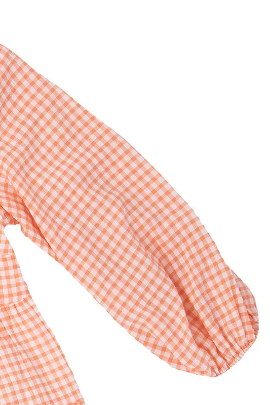 Gingham Tiered Dress