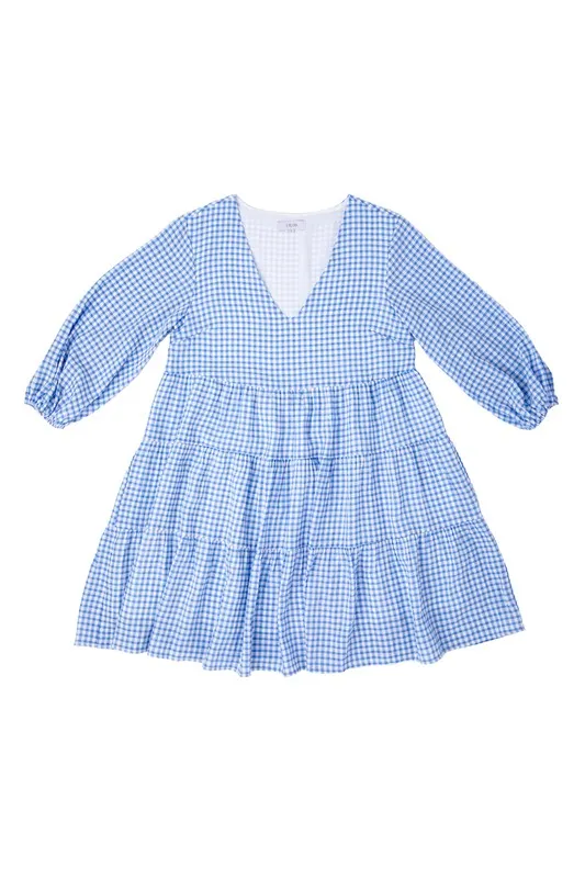 Gingham Tiered Dress