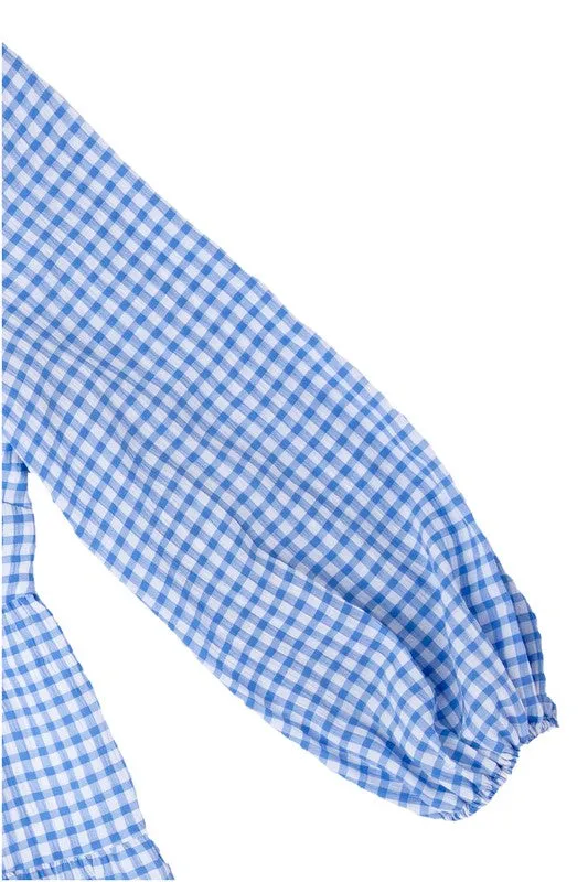 Gingham Tiered Dress