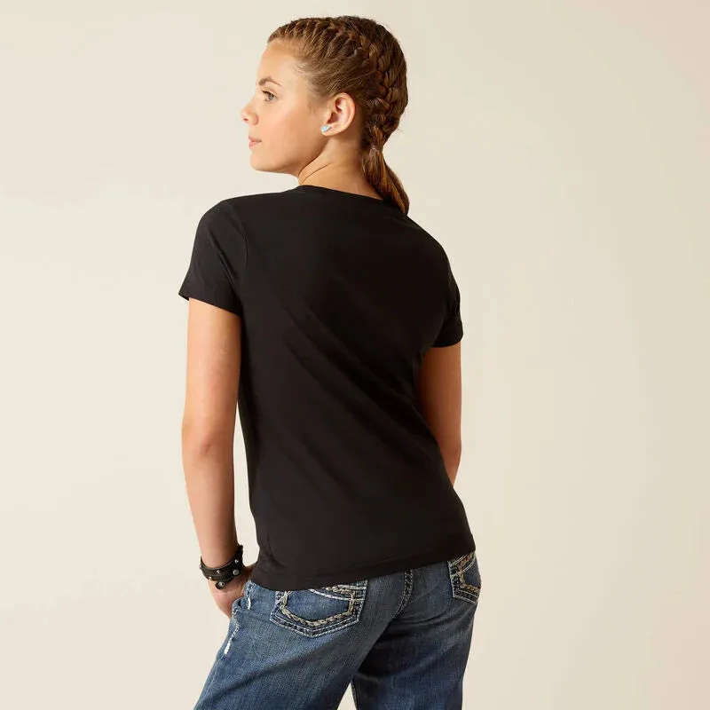 Girl's Ariat YOUTH STEER RQ TEE