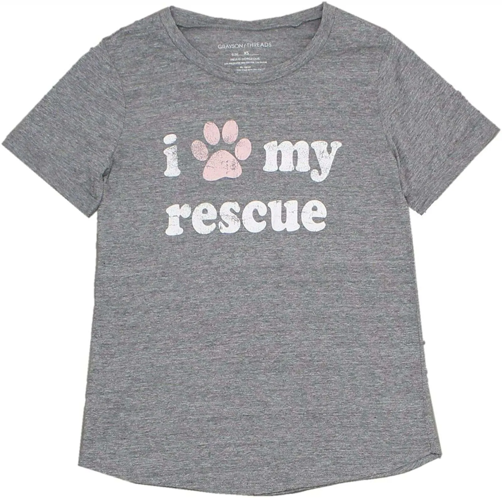 Grayson/Threads Women's I Paw My Rescue Graphic T-Shirt