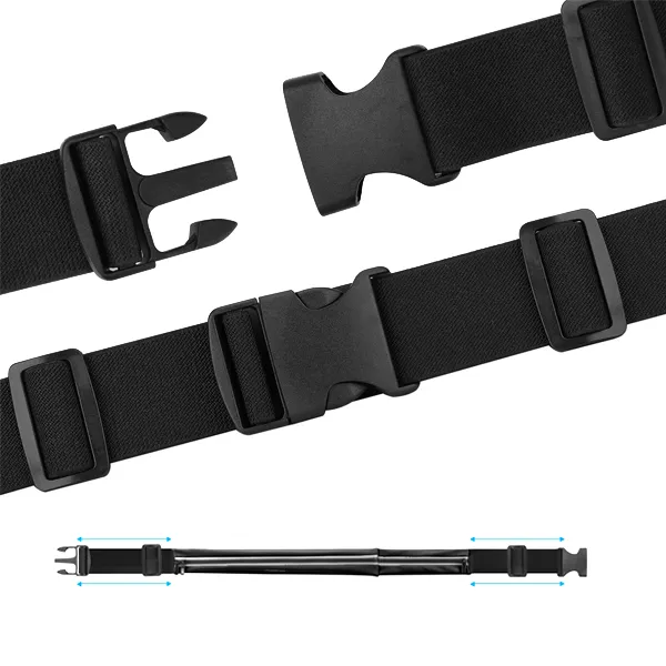 Hands-Free Dual Pocket Stretchable Belt Pouch