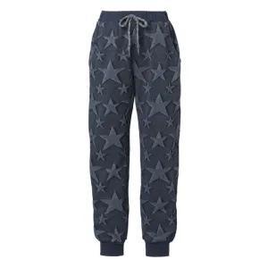 Hannah Banana All Over Star Joggers - Navy