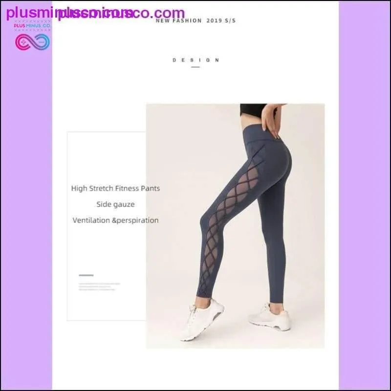 High Elasticity Sports Sexy Mesh Hip-lifting Fitness Pants
