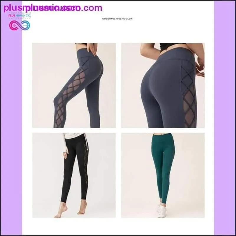 High Elasticity Sports Sexy Mesh Hip-lifting Fitness Pants