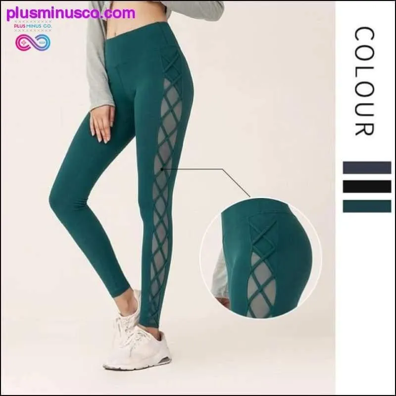 High Elasticity Sports Sexy Mesh Hip-lifting Fitness Pants