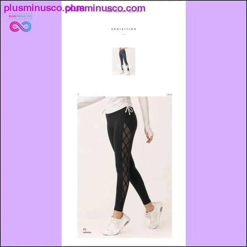 High Elasticity Sports Sexy Mesh Hip-lifting Fitness Pants