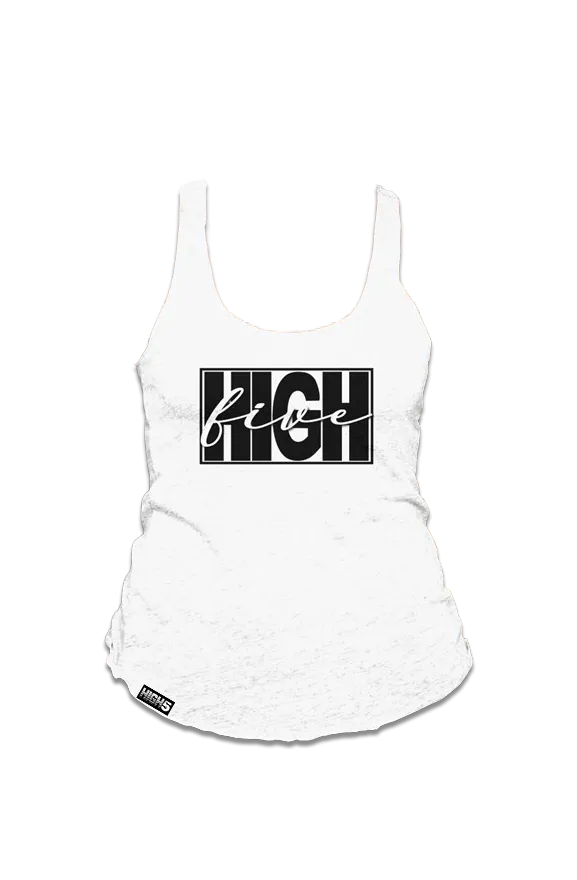 High Five "Box" racerback tank | Graphic Tee, Streetwear