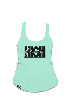 High Five "Box" racerback tank | Graphic Tee, Streetwear