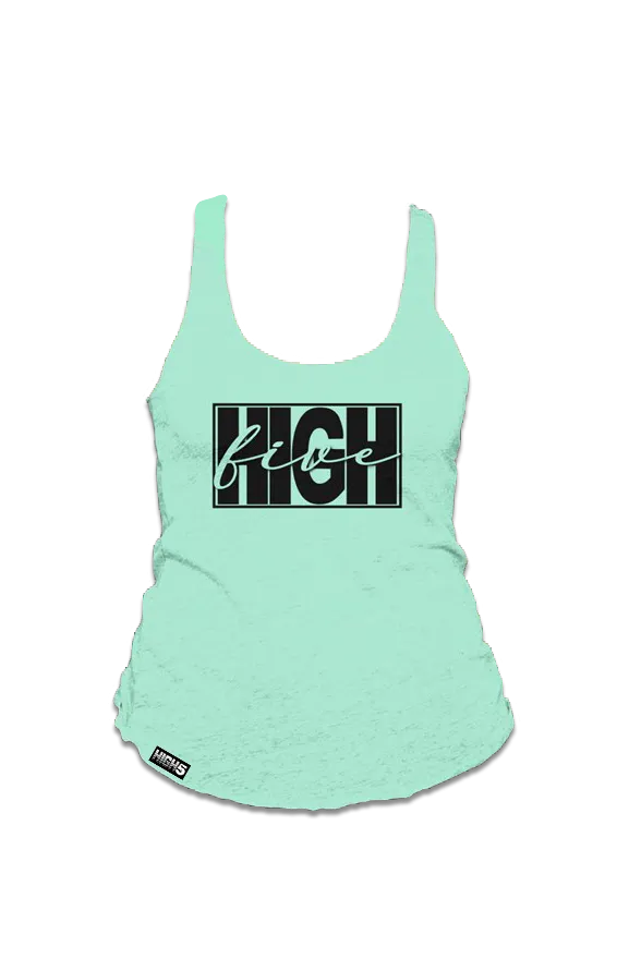 High Five "Box" racerback tank | Graphic Tee, Streetwear