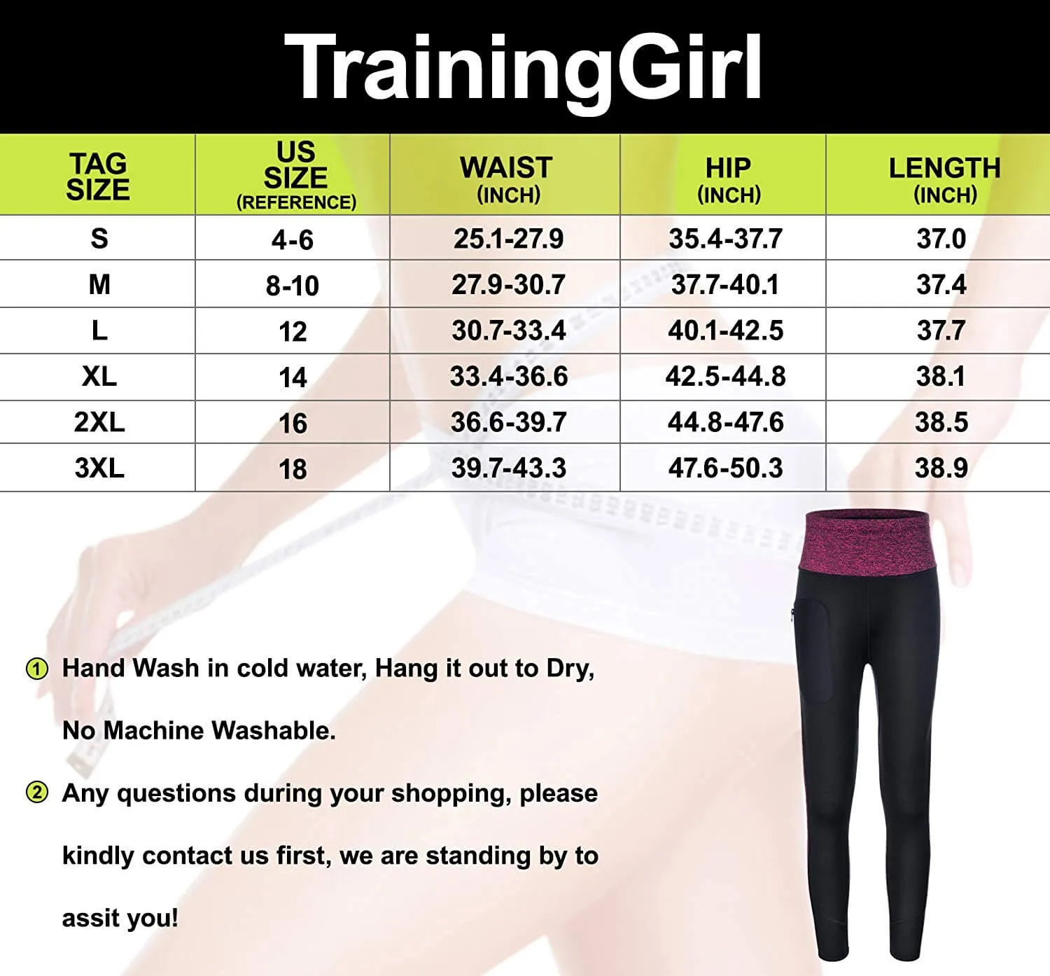 High Waist Sauna Sweat Capri Leggings Pants