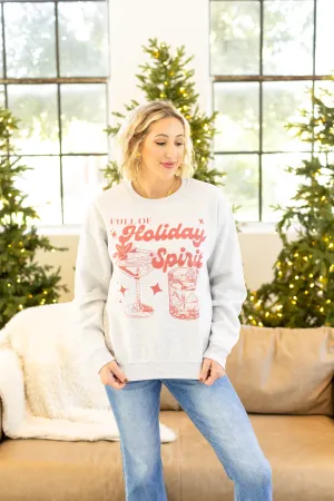 Holiday Spirits Oversized Sweatshirt