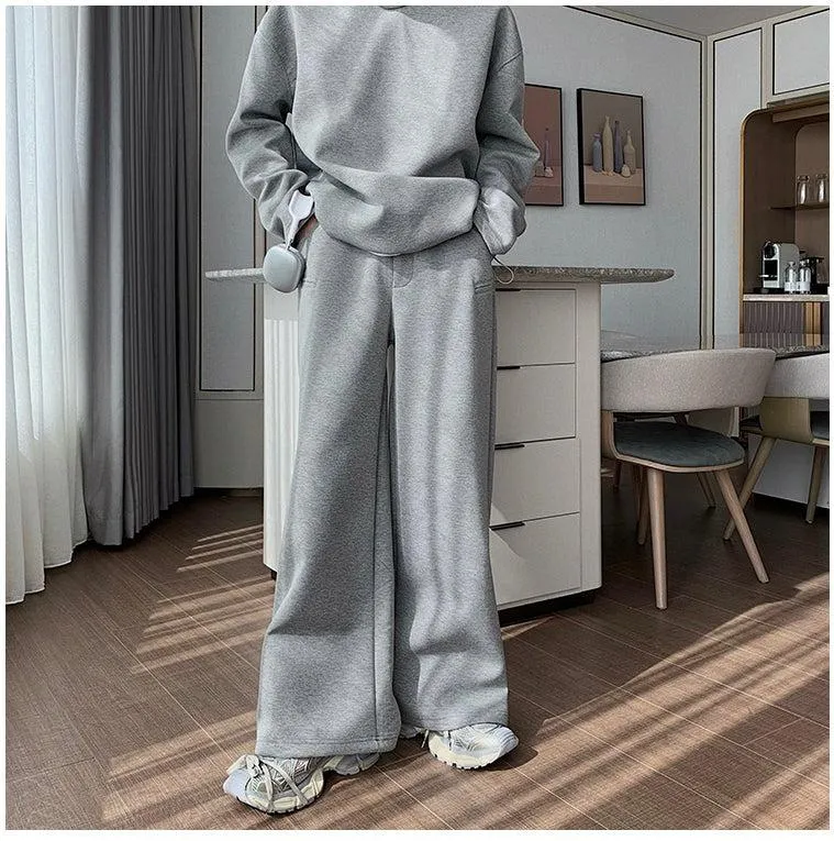 Hooded Sweatshirt Two Piece Suit
