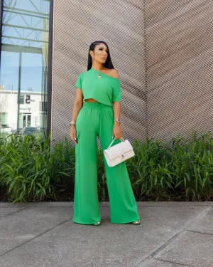 Irina (Green Two Piece Set)