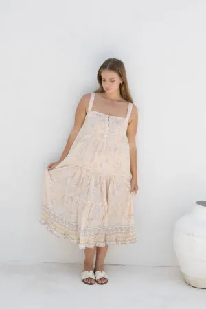 Ivy Dress - Peachy Print