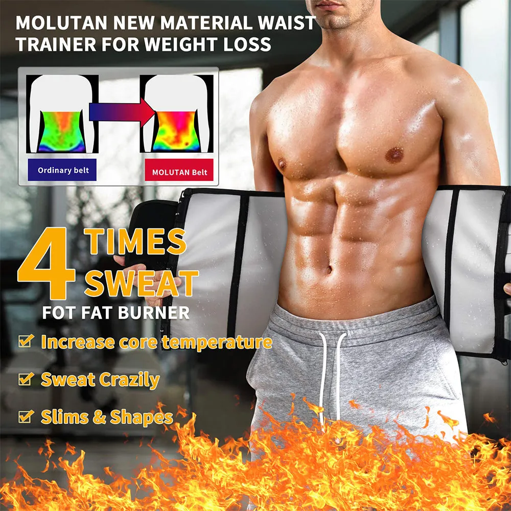 Junlan 3-in 1 Heat-Trap Sweat Workout Waist Trainer