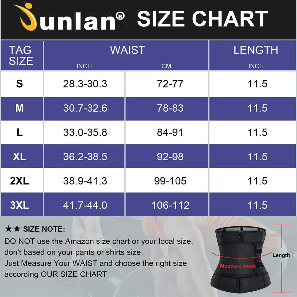 Junlan 3-in 1 Heat-Trap Sweat Workout Waist Trainer