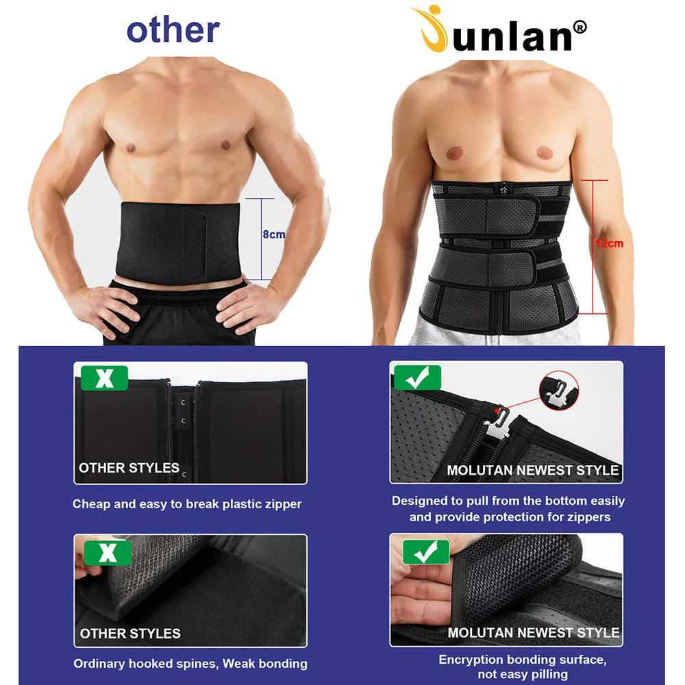 Junlan Men Double Straps Tummy Control Waist Trainer
