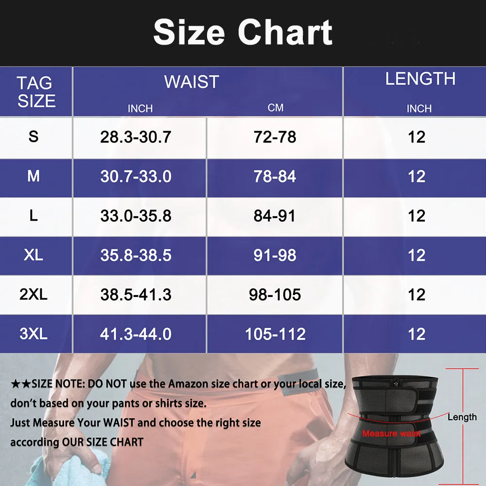 Junlan Men Double Straps Tummy Control Waist Trainer