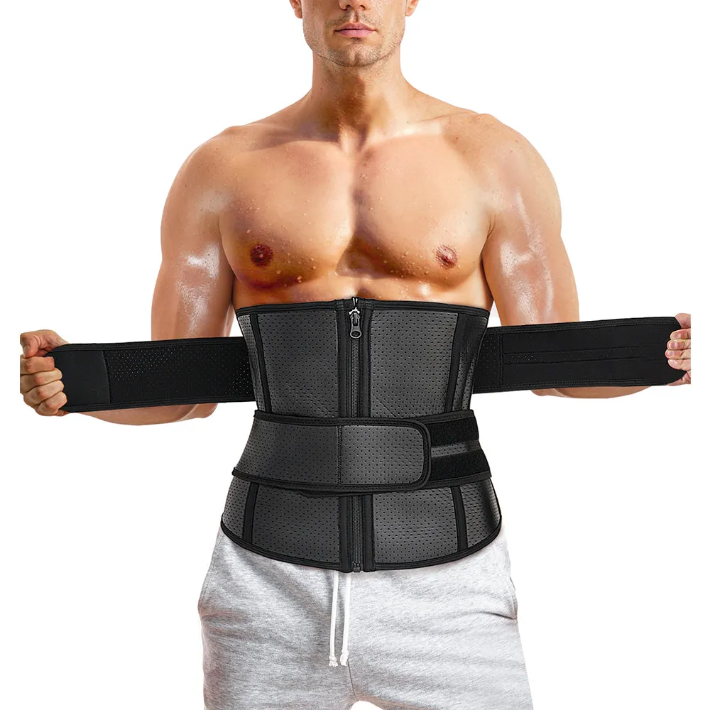 Junlan Men Double Straps Tummy Control Waist Trainer