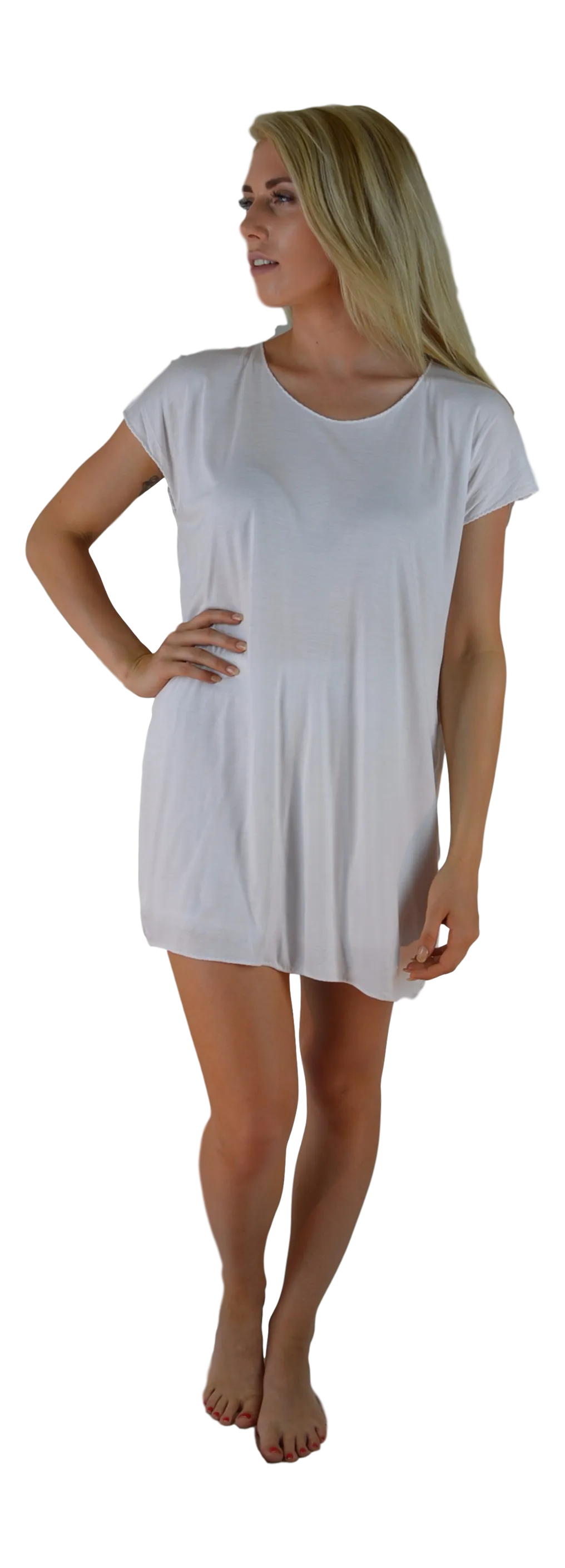 Kailua Jersey Top - Solid -  White