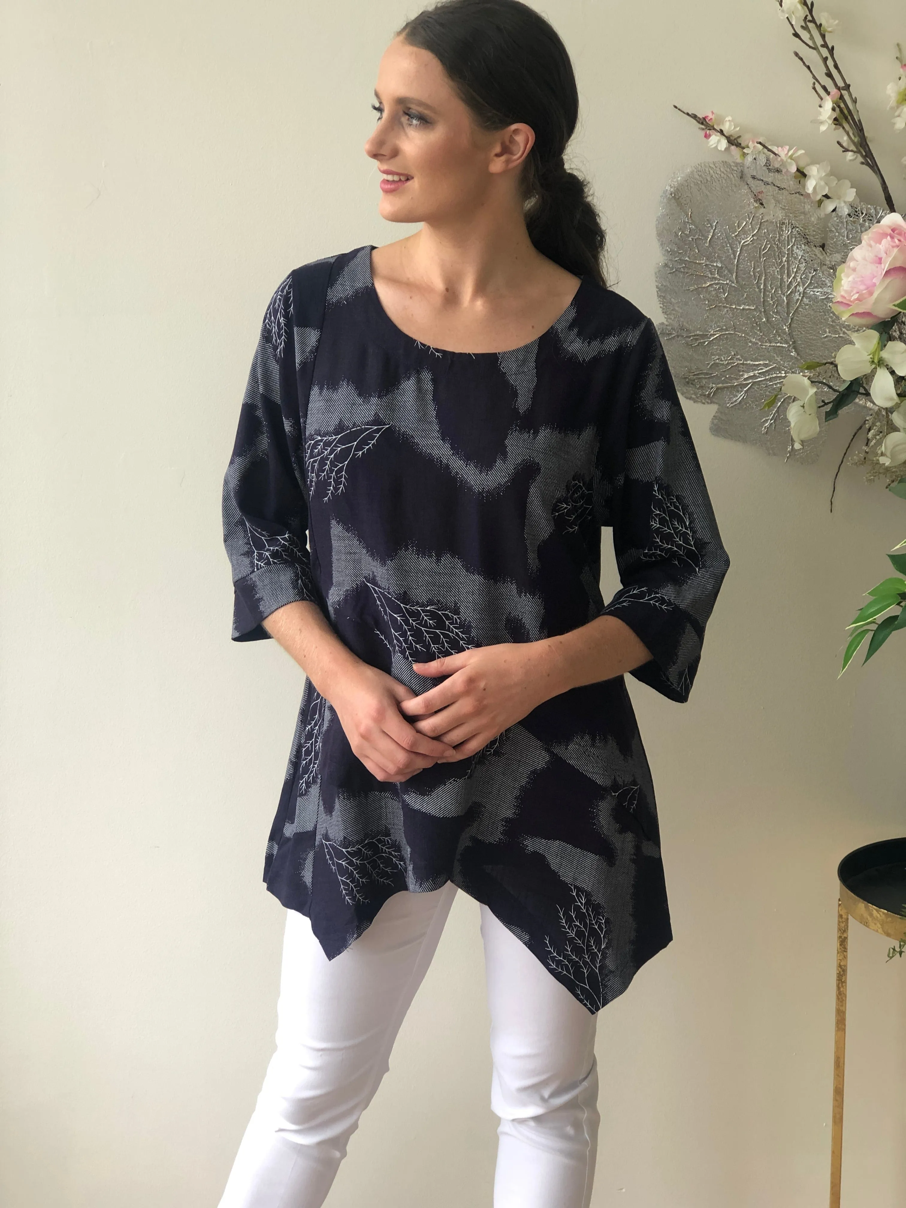 Karla River Linen Top