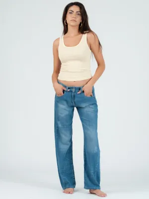 KATE CLASSIC TANK TOP-STRAW