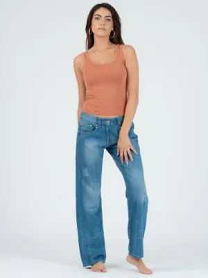 KATE CLASSIC TANK TOP-TERRACOTTA