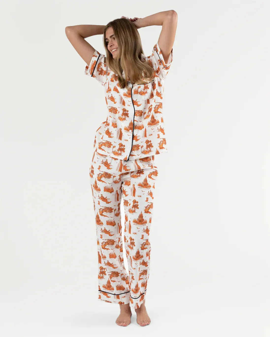KATIE KIME Austin Toile Pants Set