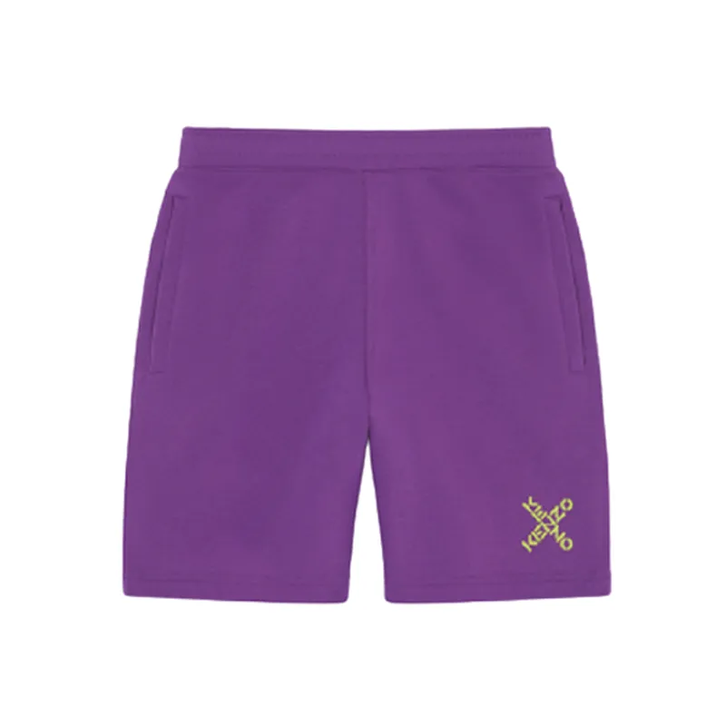 Kenzo Men's Sport 'Little X' Classic Fleece Shorts