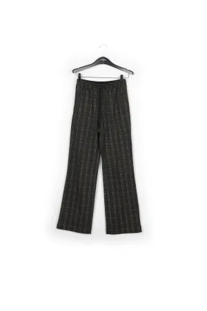 Khaki checked pants