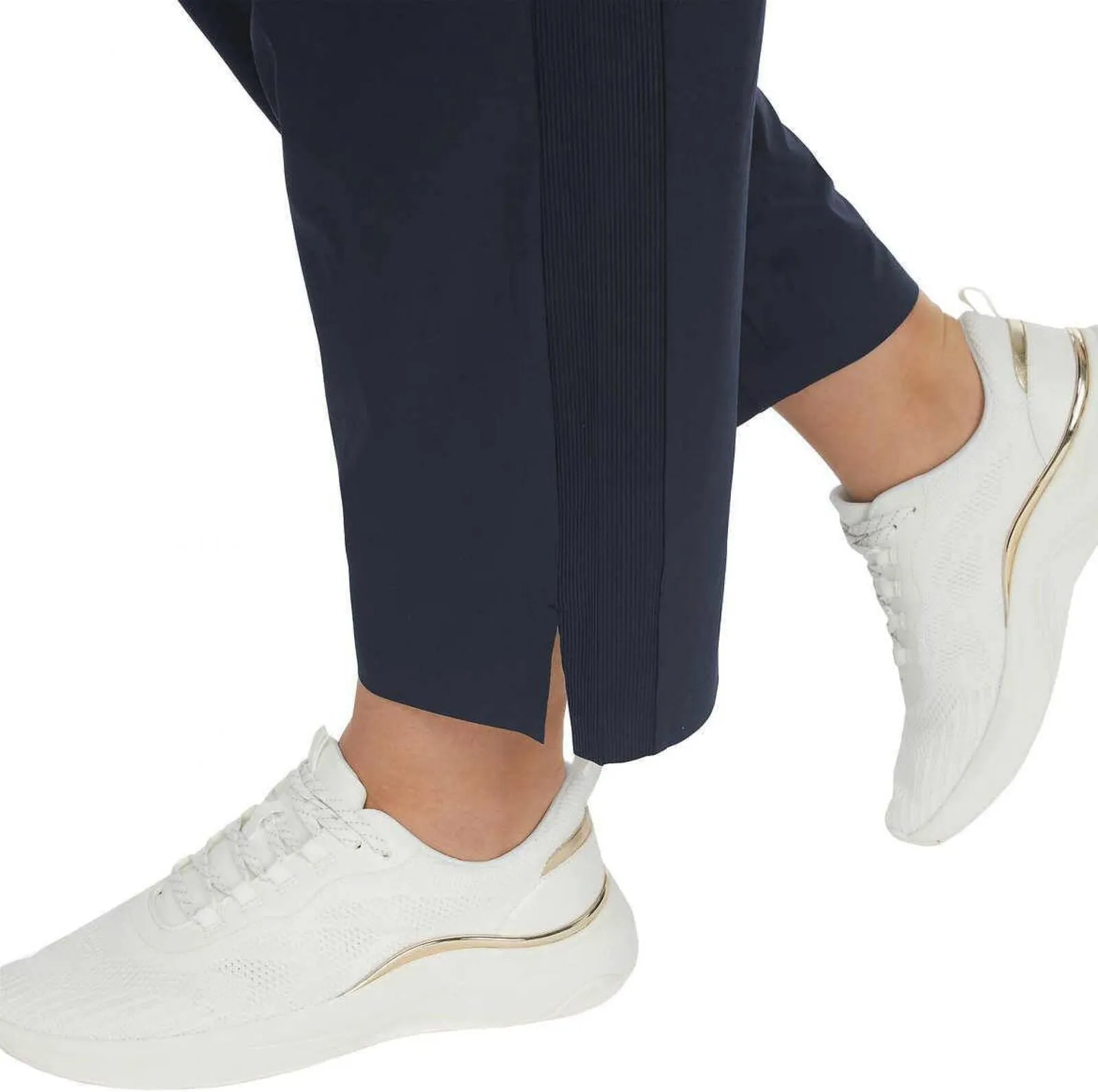 Kirkland Signature  Women's Lightweight Ankle Pants 7772005 Navy Blue M