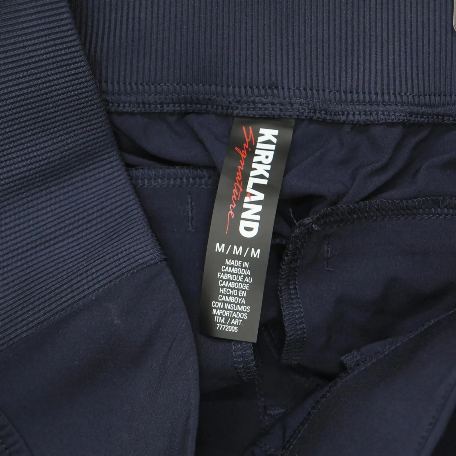 Kirkland Signature  Women's Lightweight Ankle Pants 7772005 Navy Blue M