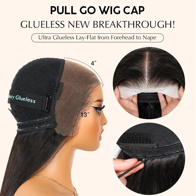 Layered Cut Customized Blonde Balayage on Brown Hair 13x4 Transparent Lace Front Straight Wig 100% Human Hair