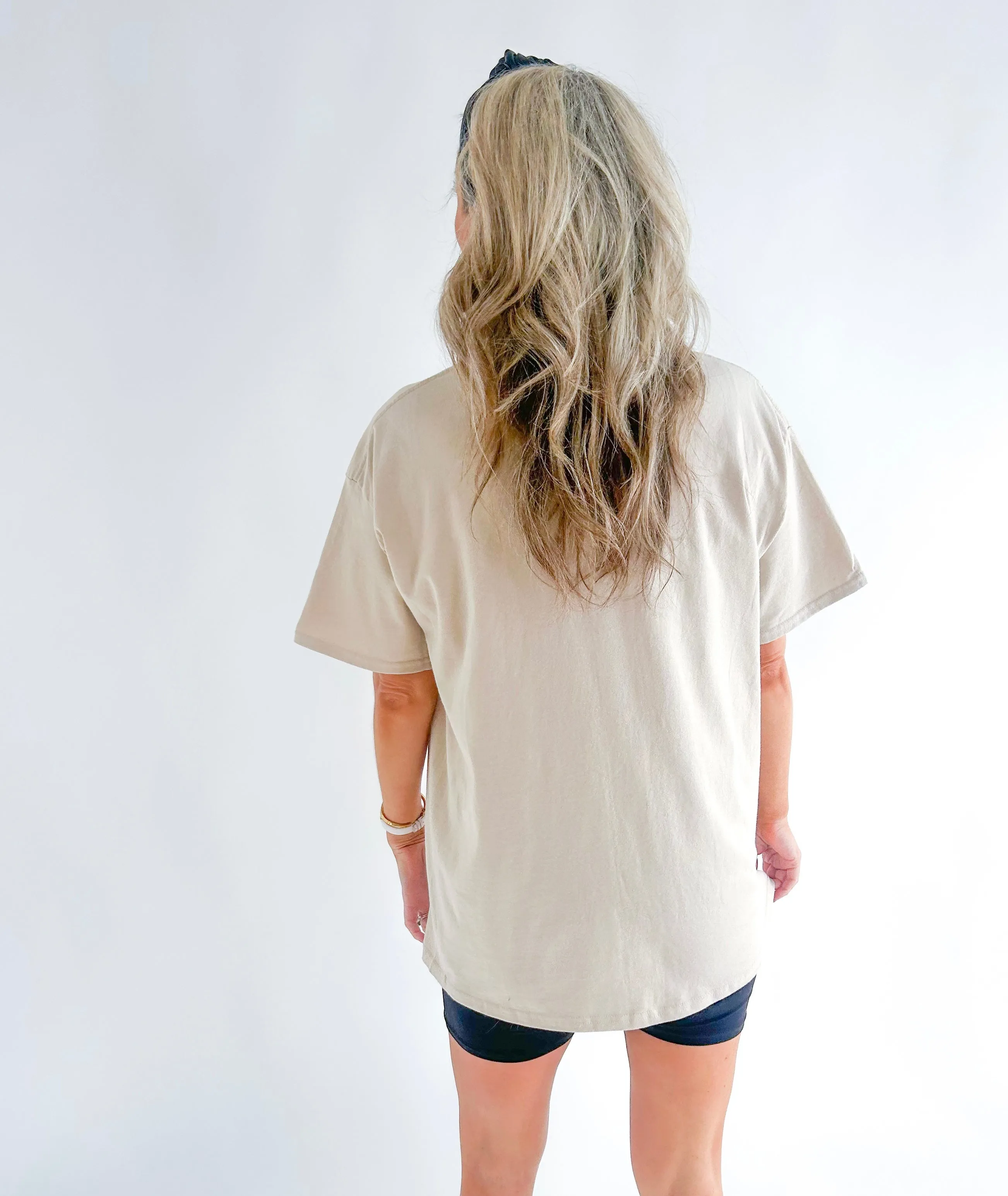 Leopard Bow Oversized Tee