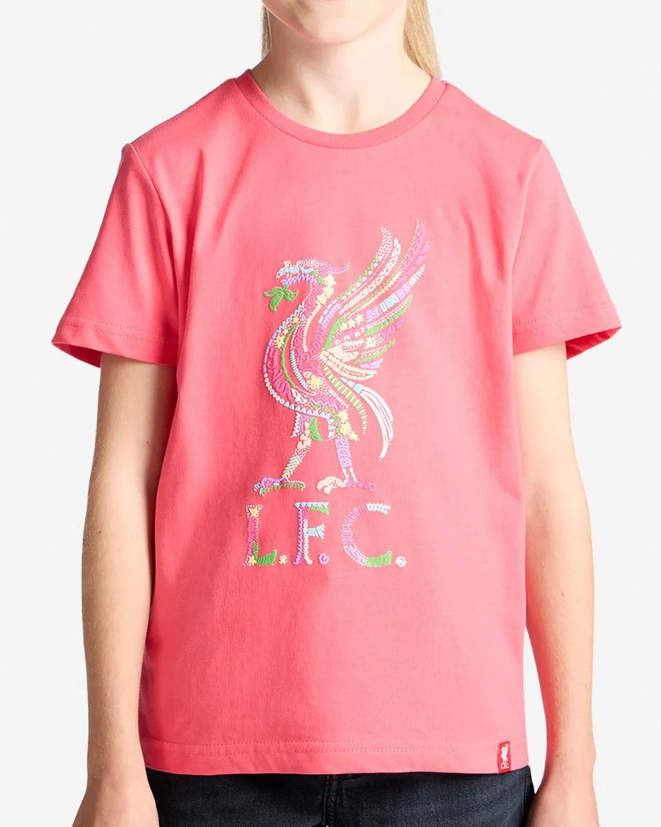 LFC Juniors Multi Bird Tee Raspberry
