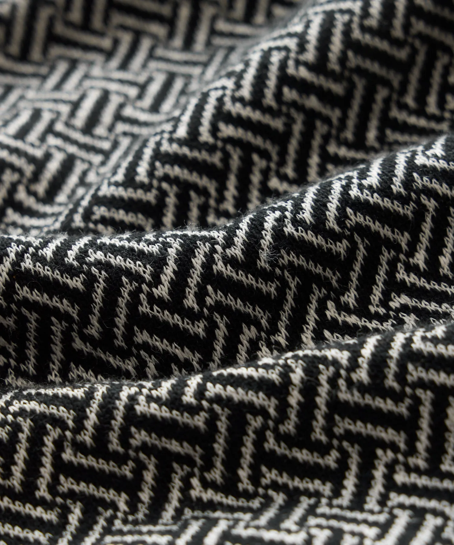 Linen-Cotton Knit Pocket Polo