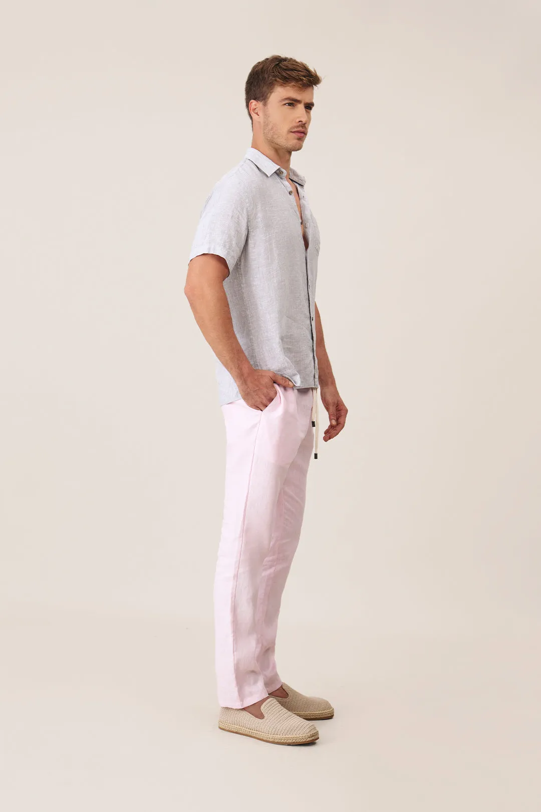 Linen Pants - Ondademar Men