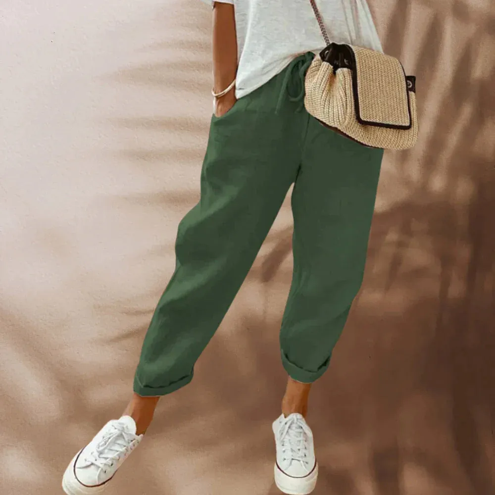 Linen trousers: Casual, stylish Tracey design