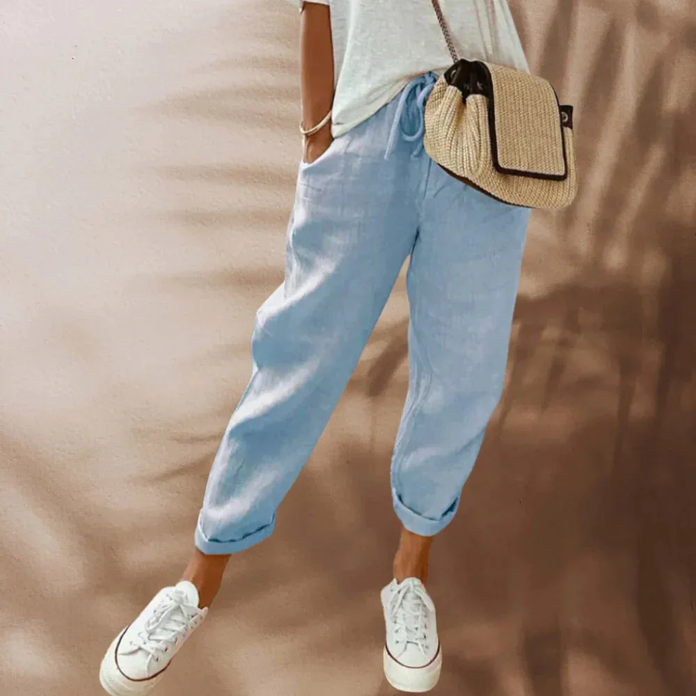 Linen trousers: Casual, stylish Tracey design