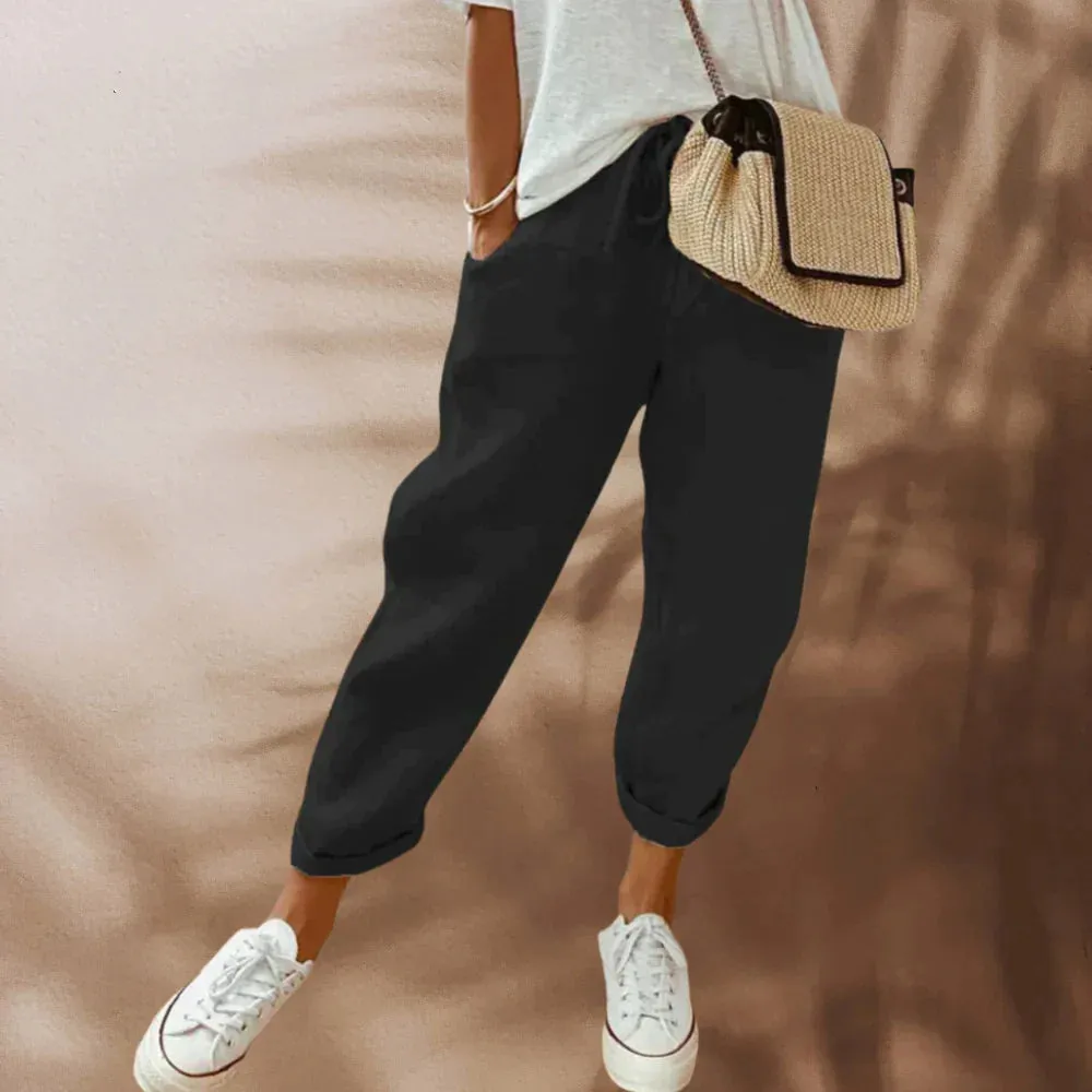 Linen trousers: Casual, stylish Tracey design