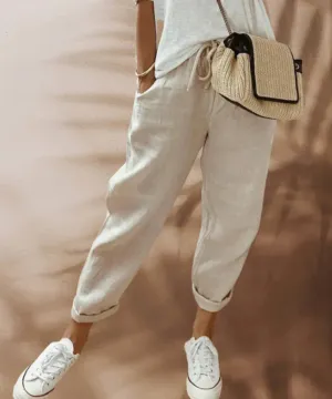 Linen trousers: Casual, stylish Tracey design