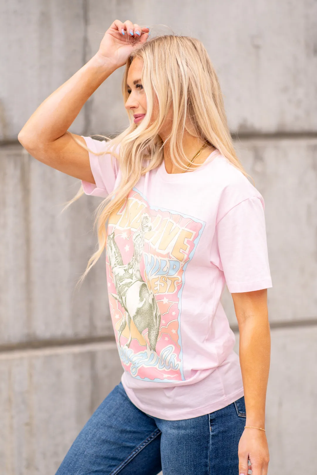 Long Live Cowgirls Graphic Top