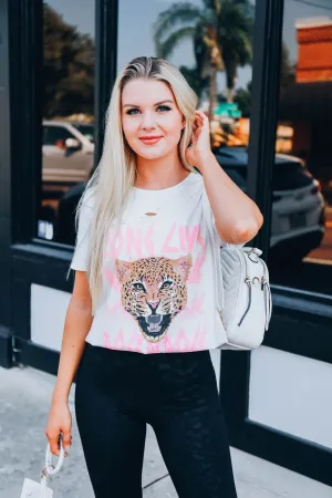 Long Live Rock N Roll Graphic Top - Ivory