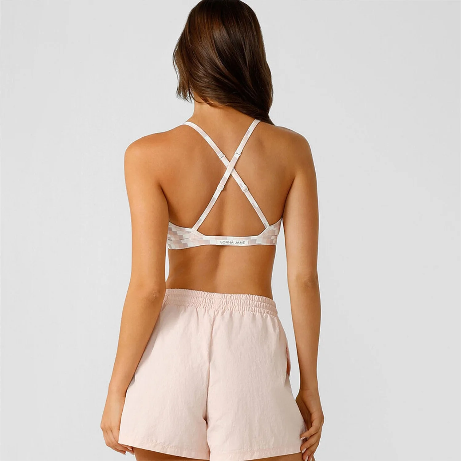 Lorna Jane Sunkissed Gingham Sports Bra - Sunkissed Gingham Print